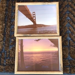 Two 70’s framed photos of San Francisco